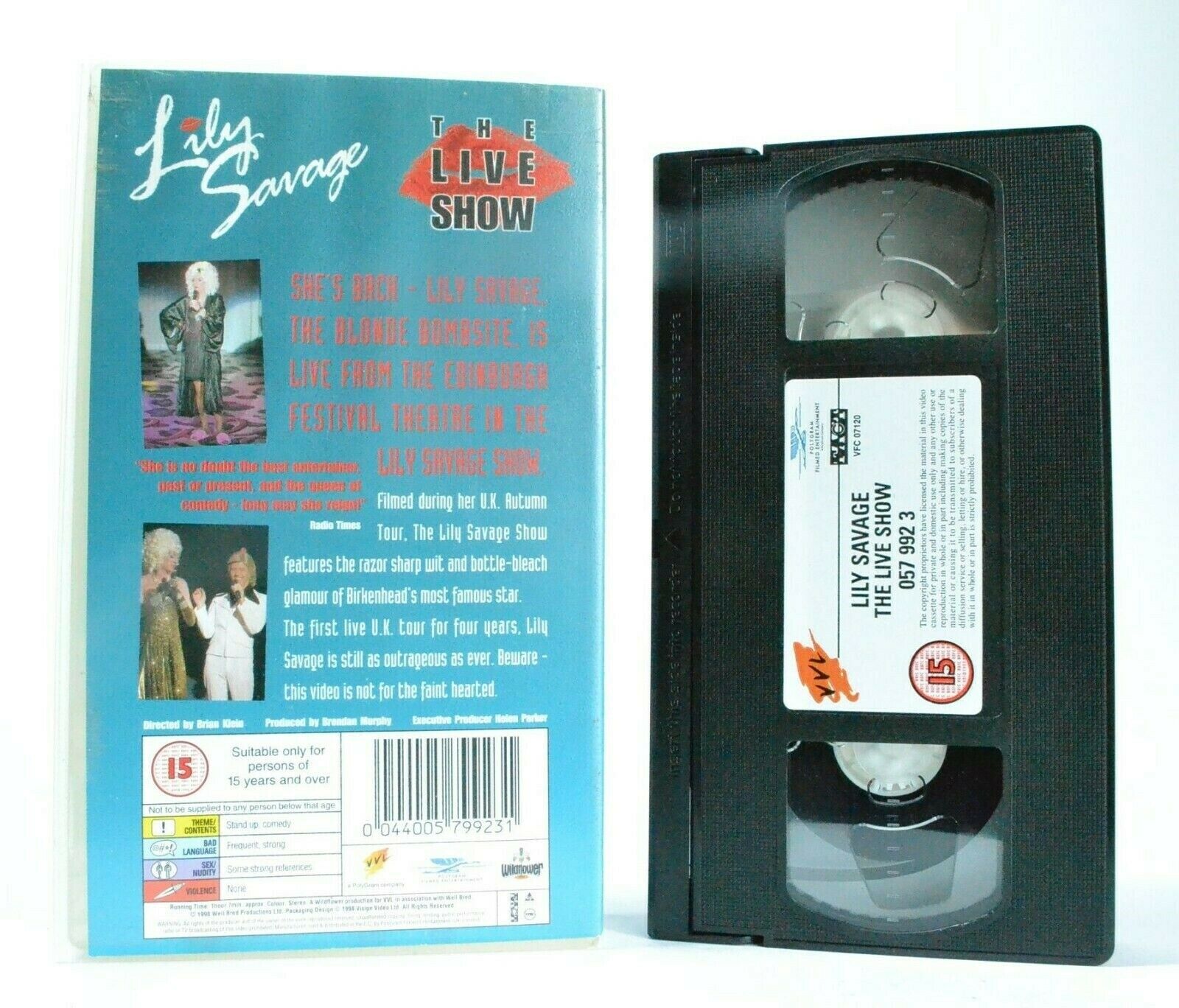 Lily Savage: The Live Show - Queen Of Comedy - Edinburgh Festival Theatre - VHS-