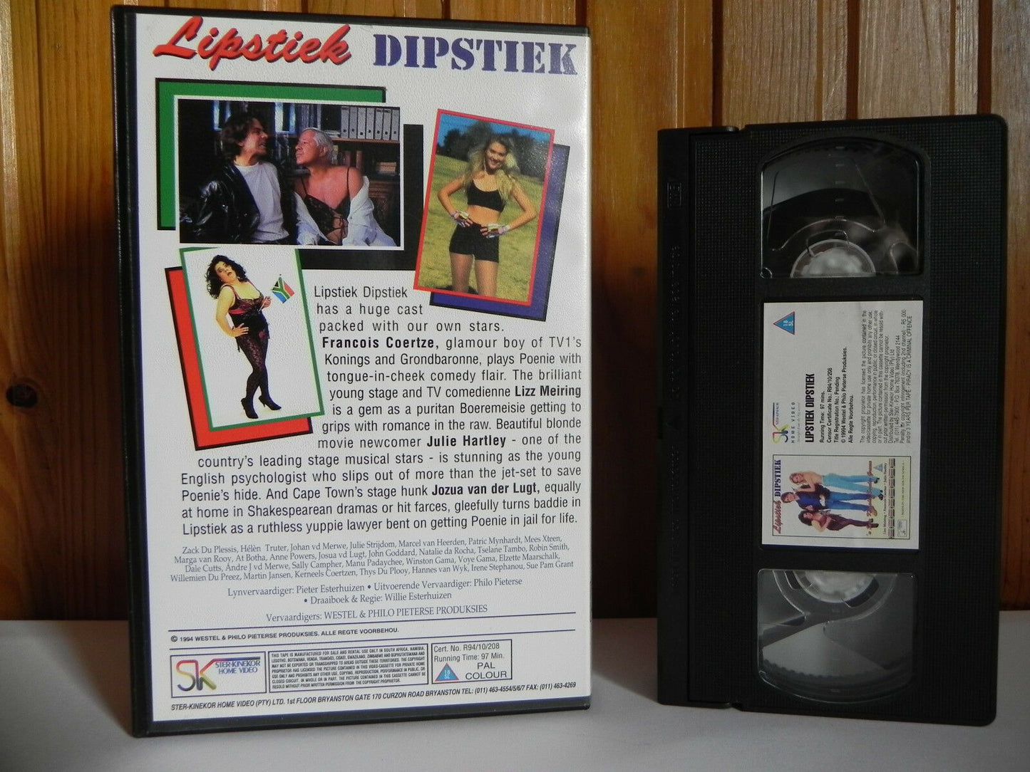 Lipstiek Dipstiek - Ster-Kinekor Home Video - Comedy - Large Box - Pal VHS-