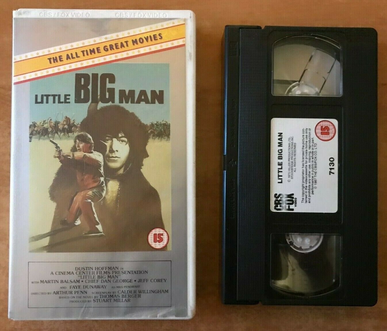 Little Big Man (1970): Western Classic - Dustin Hoffman / Faye Dunaway - Pal VHS-