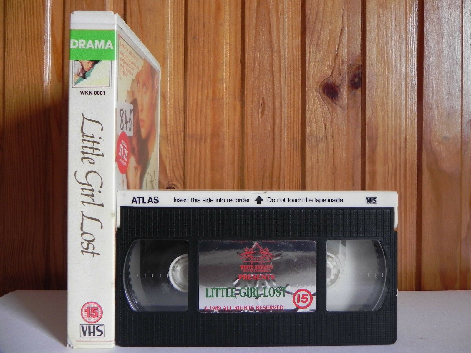 Little Girl Lost - Large Box - White Knights Video - Drama - Tess Harper - VHS-