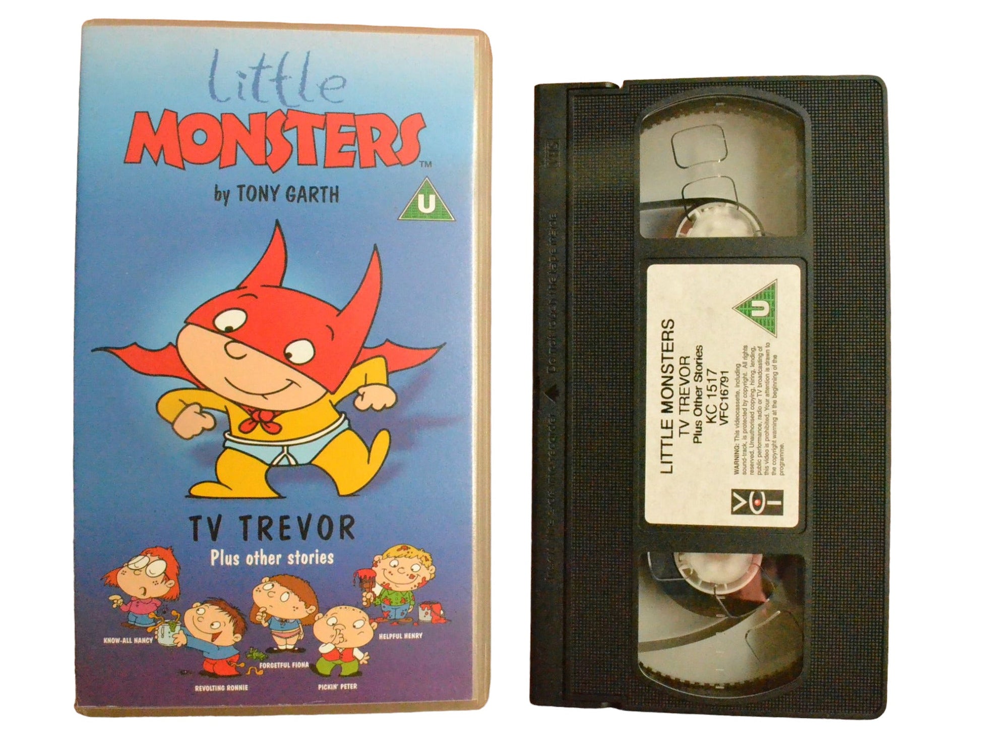 Little Monsters TV Trevor - VCI - Childrens - PAL - VHS-