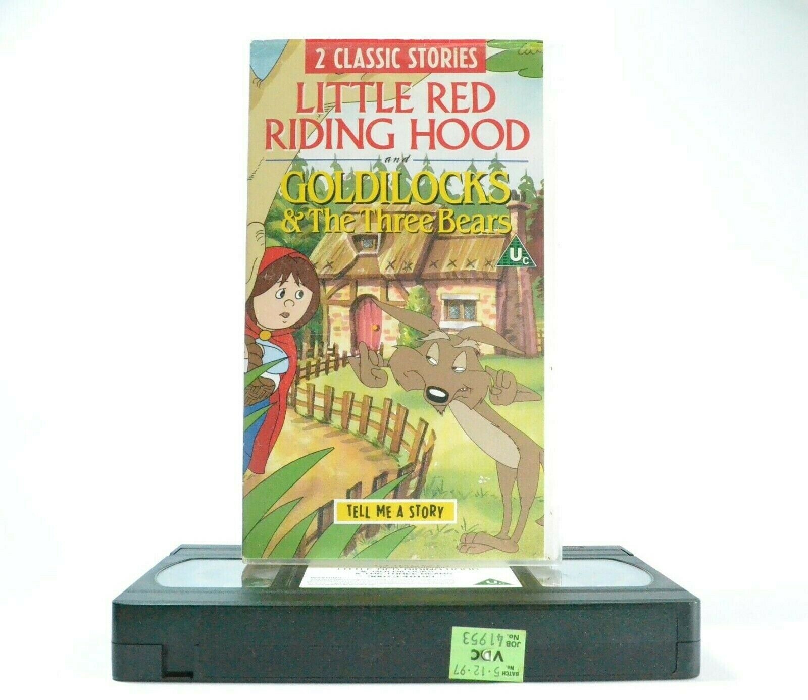 Little Red Riding Hood/Goldilocks & The 3 Bears - Children's Fairy Tales - VHS-