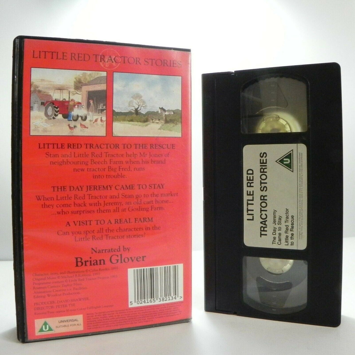 Little Red Tractor Stories: By B.Glover - Classic Animation - Kids - Pal VHS-