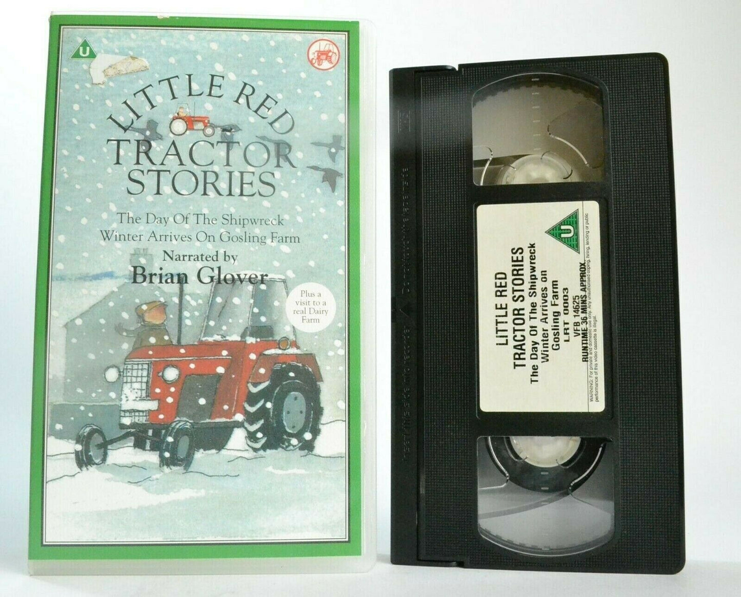 Little Red Tractor Stories: The Day Of The Shipwreck - Brian Glover - Kids - VHS-