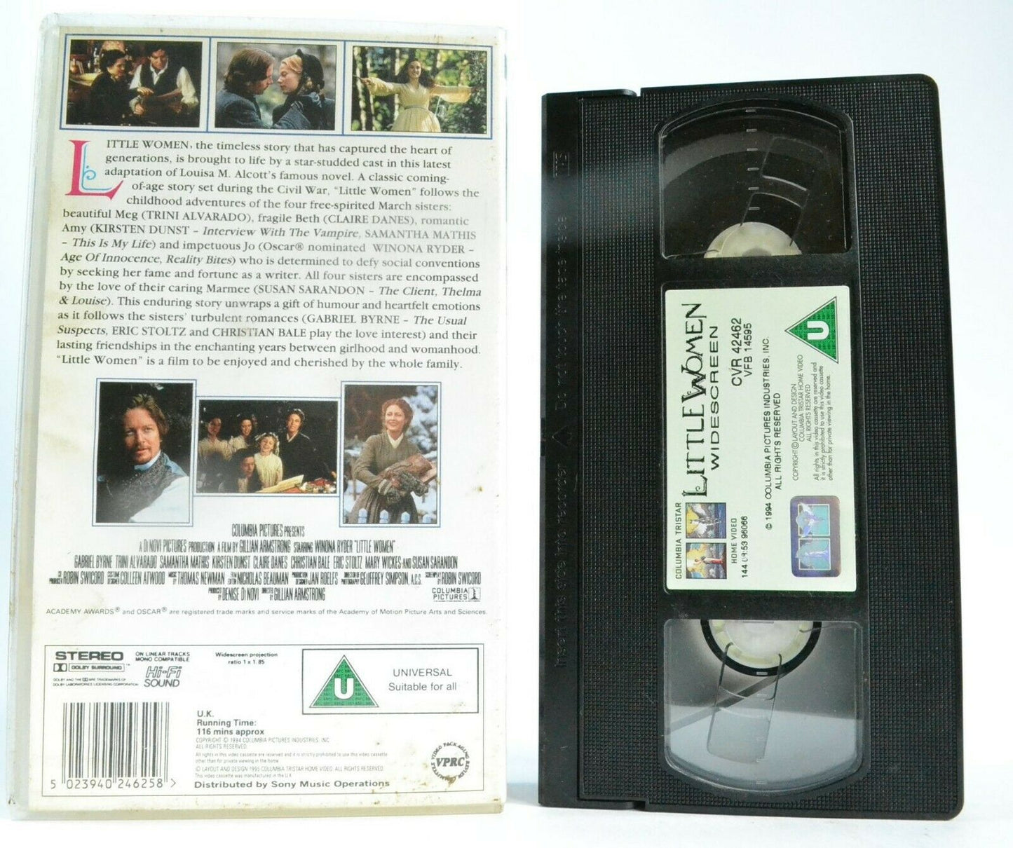 Little Women [Widescreen] -<Digitally Mastered>- Drama - Winona Ryder - Pal VHS-