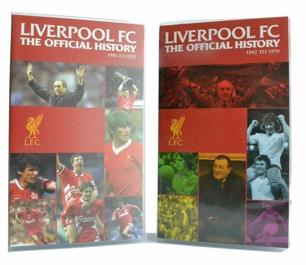 Liverpool FC: The Official History (1892-1979)/(1980-2002) - Football - Pal VHS-