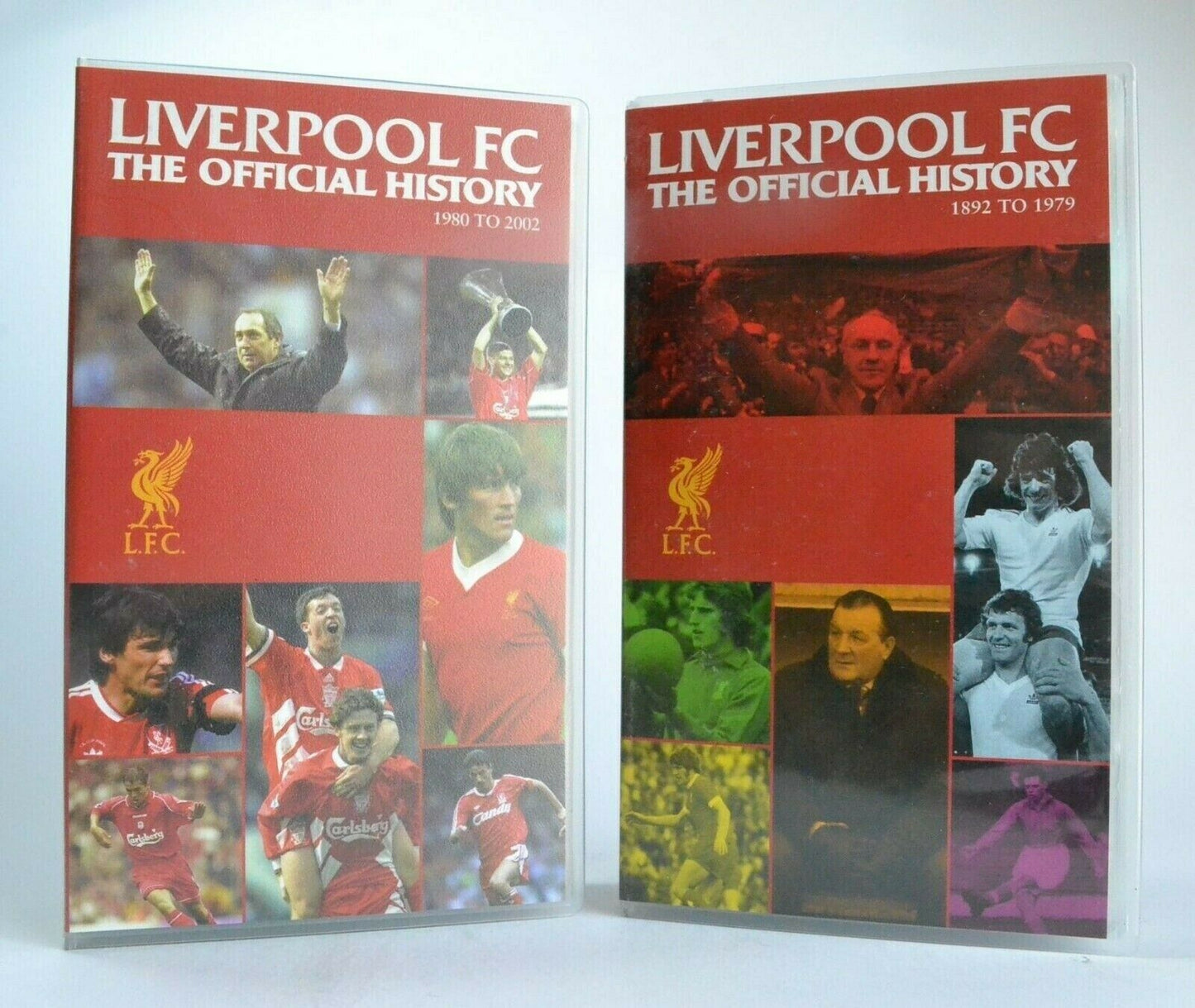 Liverpool FC: The Official History (1892-1979)/(1980-2002) - Football - Pal VHS-