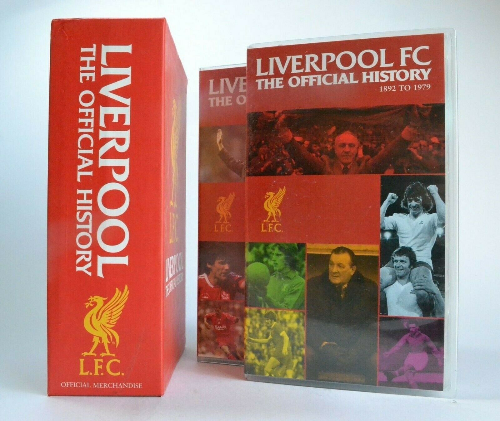 Liverpool FC: The Official History (1892-1979)/(1980-2002) - Football - Pal VHS-