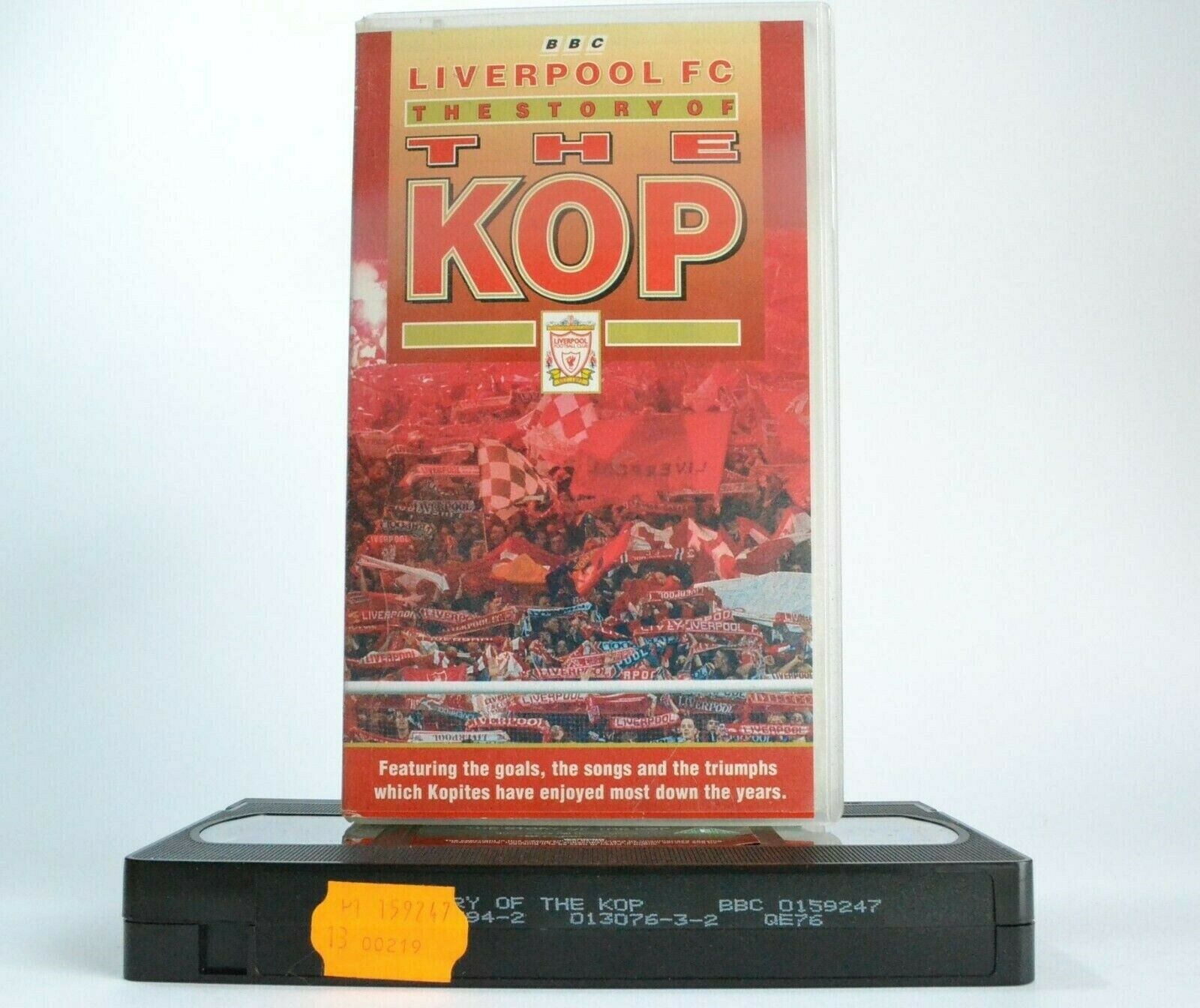 Liverpool FC: The Story Of The Kop - John Motson - Football - Sports - Pal VHS-