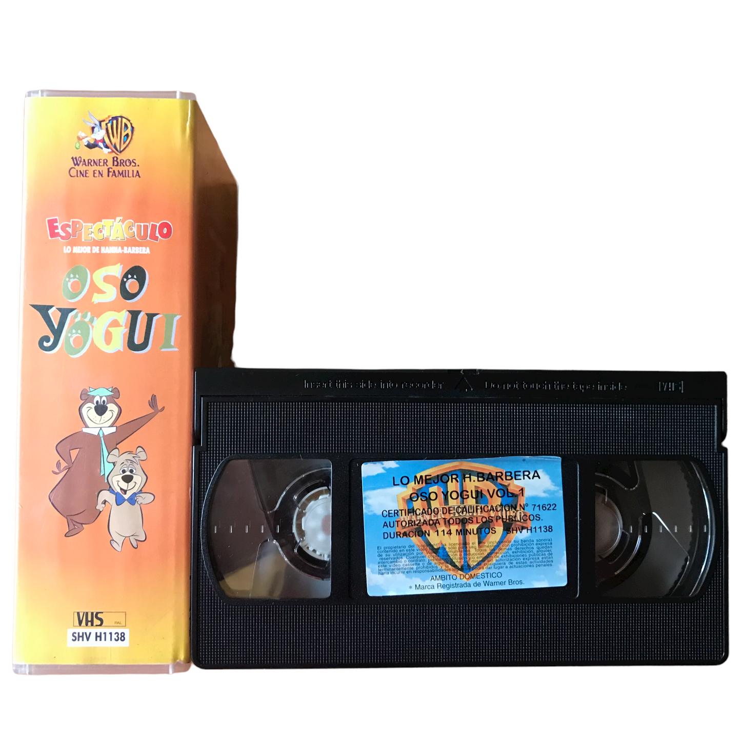 Lo Mejor De Hanna - Barbera Oso Yogui Vol. 1 - Warner Bros - Children - Pal VHS-