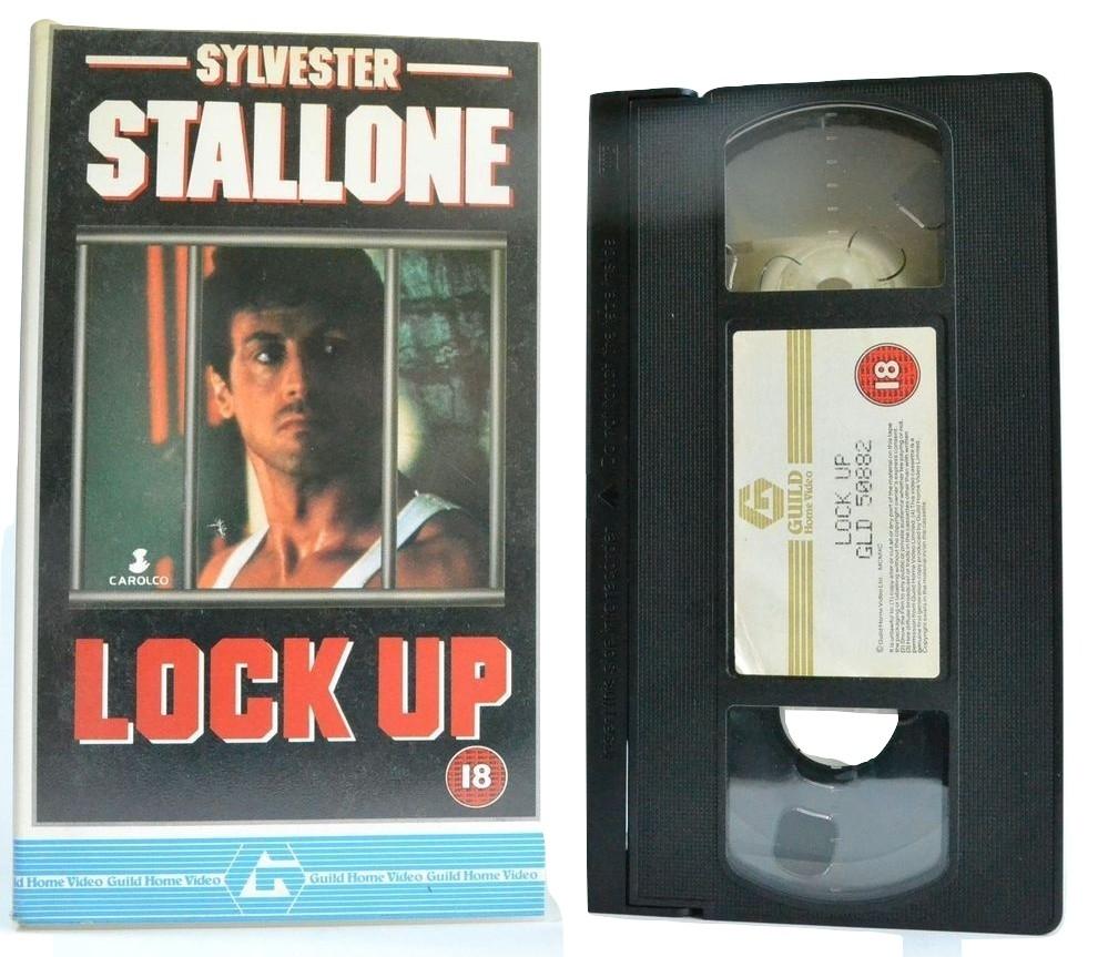 Lock-Up: Sylvester Stallone [Brutal] 80’s Action - Sutherland - Guild Home - VHS-