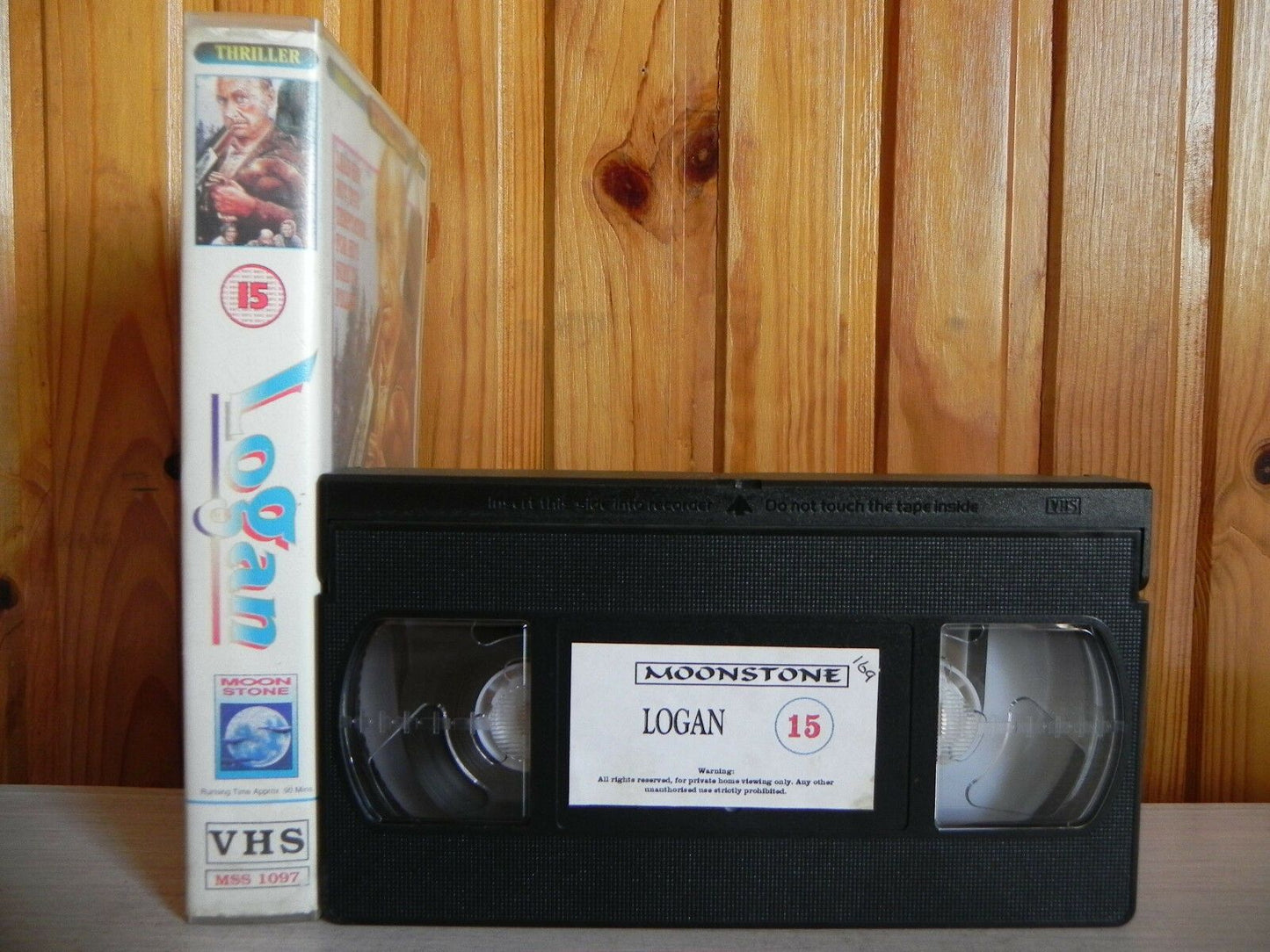 Logan - Moonstone - Thriller - Donald Pleasence - Kate Reid - Don Calfa - VHS-