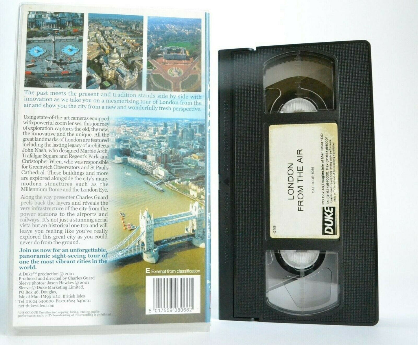 London From The Air: By John Nash/Christopher Wren - (2001) Documentary - VHS-