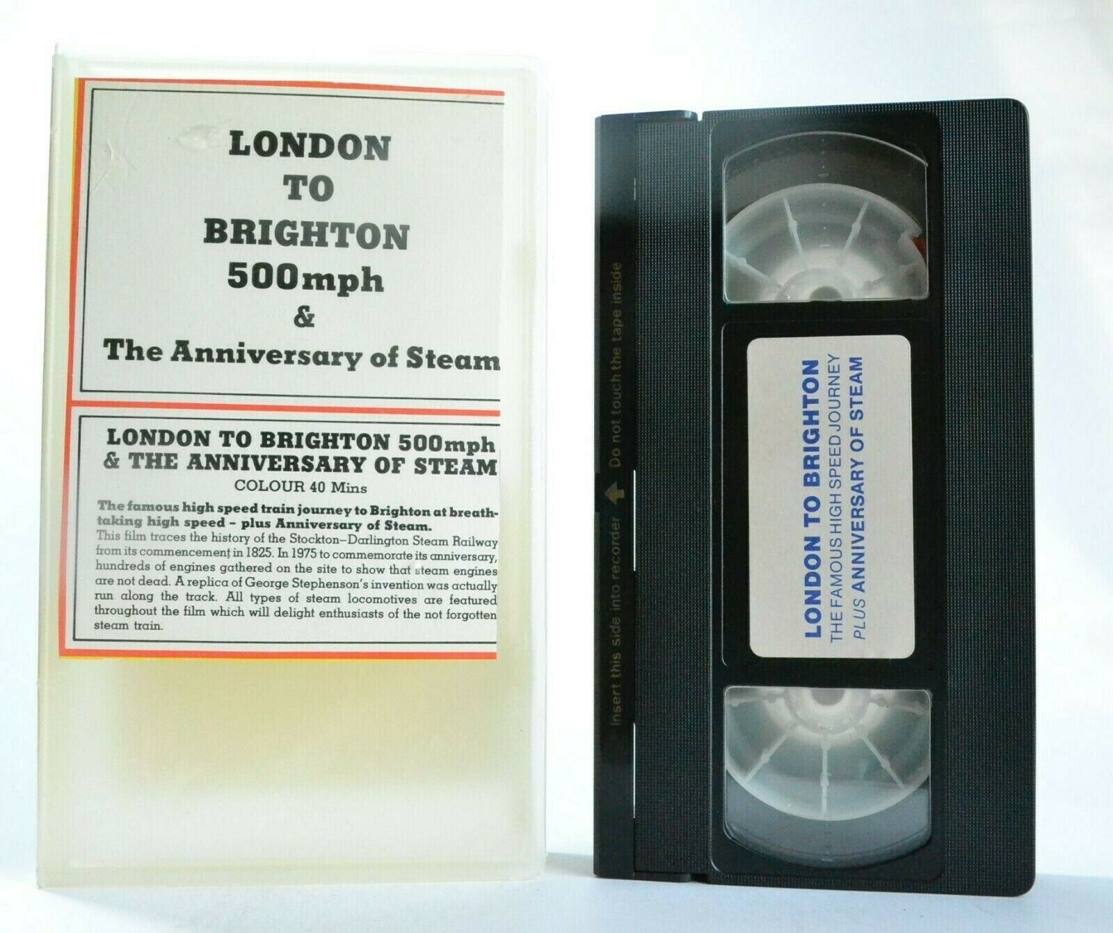 London To Brighton 500mph/The Anniversary Of Steam - Train Journey - Pal VHS-