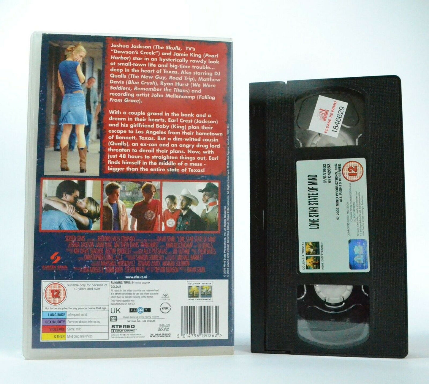 Lone Star State Of Mind: (2002) Crime Comedy - Large Box - Ex-Rental - Pal VHS-