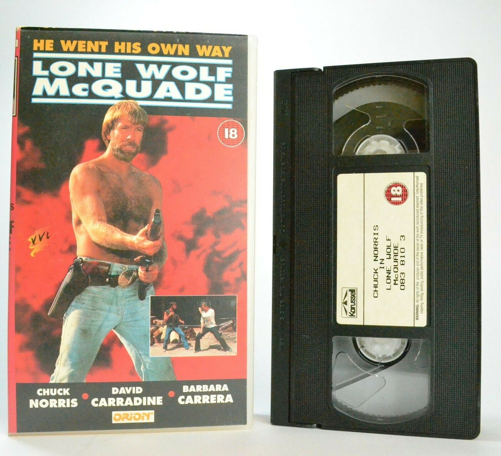 Lone Wolf McQuade: Film By S.Carver (1983) - Action - C.Norris/D.Carradine - VH-