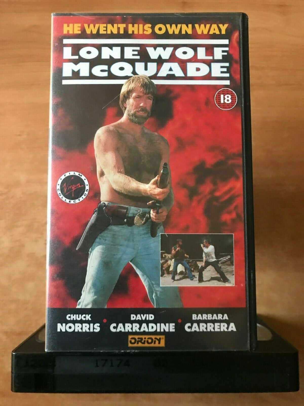 Lone Wolf McQuade: Martial Arts Action [Chuck Norris / David Carradine] Pal VHS-