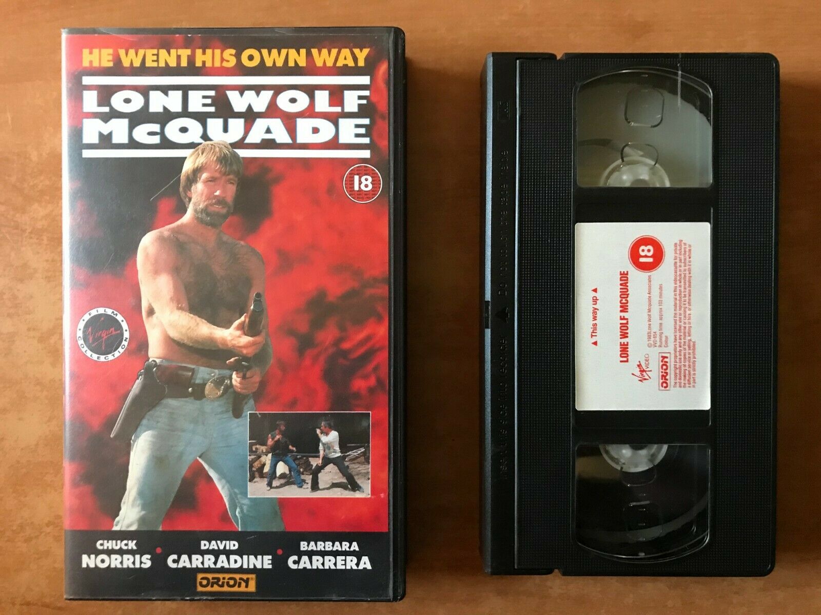 Lone Wolf McQuade: Martial Arts Action [Chuck Norris / David Carradine] Pal VHS-