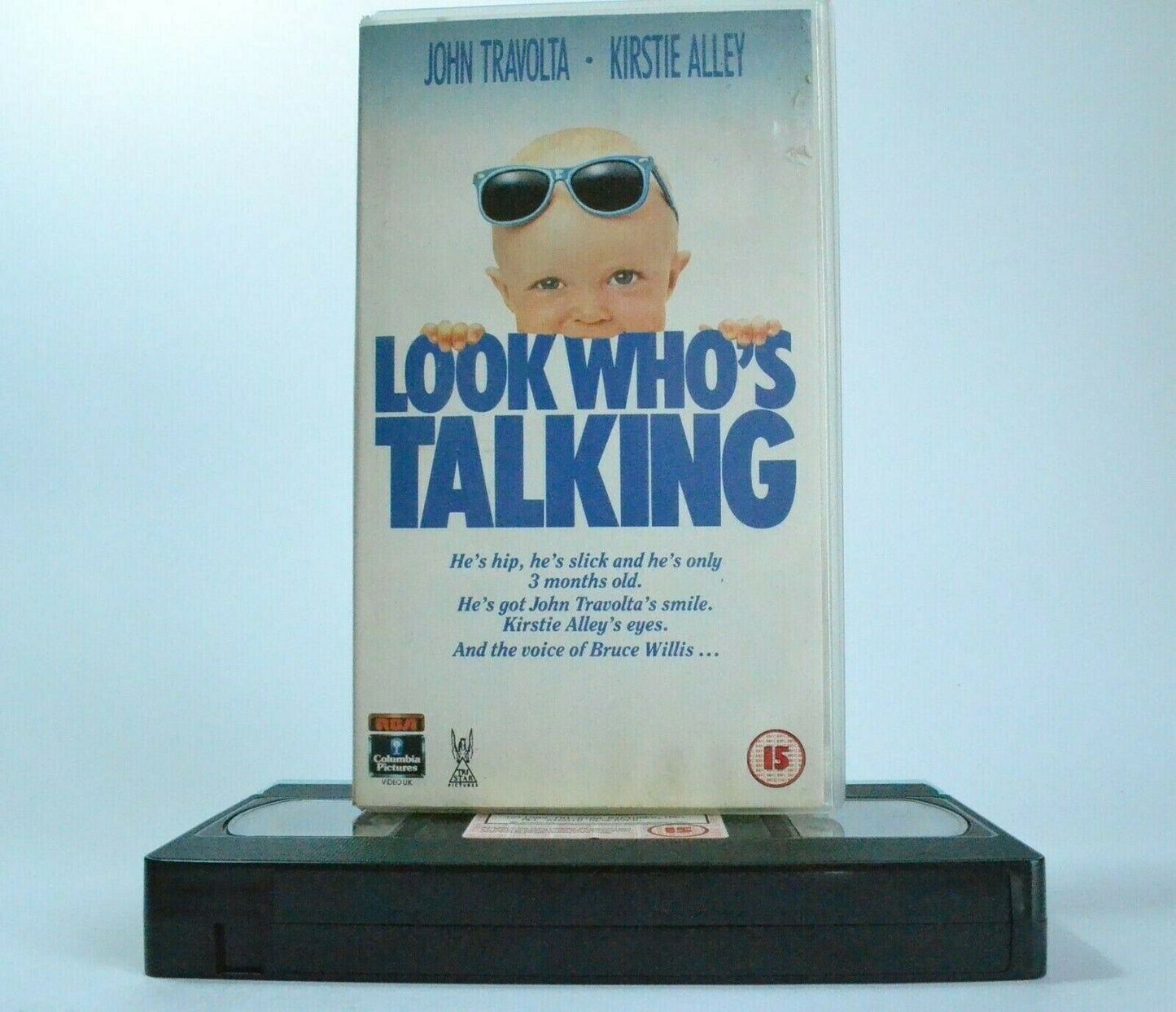 Look Who's Talking (1989): Baby Talk Comedy - J.Travolta/K.Alley - Pal VHS-