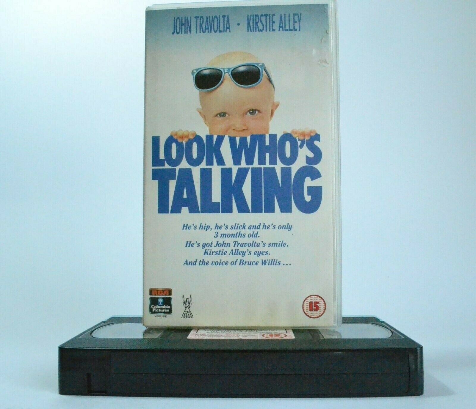 Look Who's Talking (1989): Baby Talk Comedy - J.Travolta/K.Alley - Pal VHS-