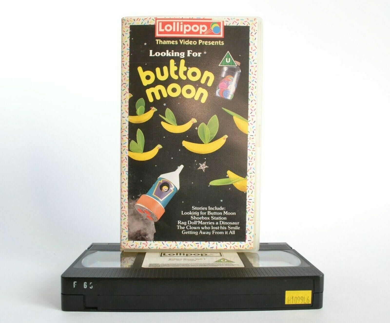 Looking For Button Moon (1989) - Animated - Space Adventures - Children's - VHS-