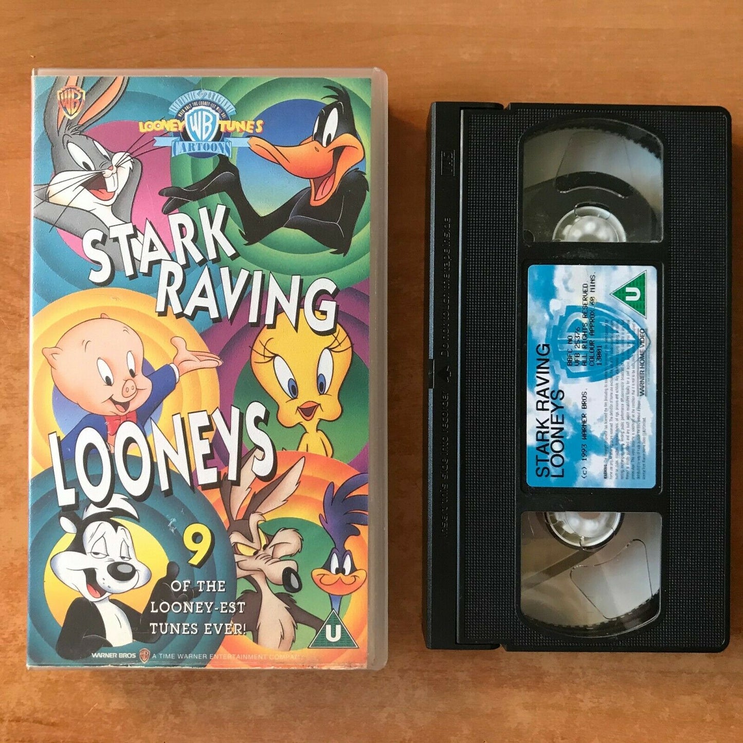 Looney Tunes: Stark Raving Looneys [Animated] Bugs Bunny - Children's - Pal VHS-