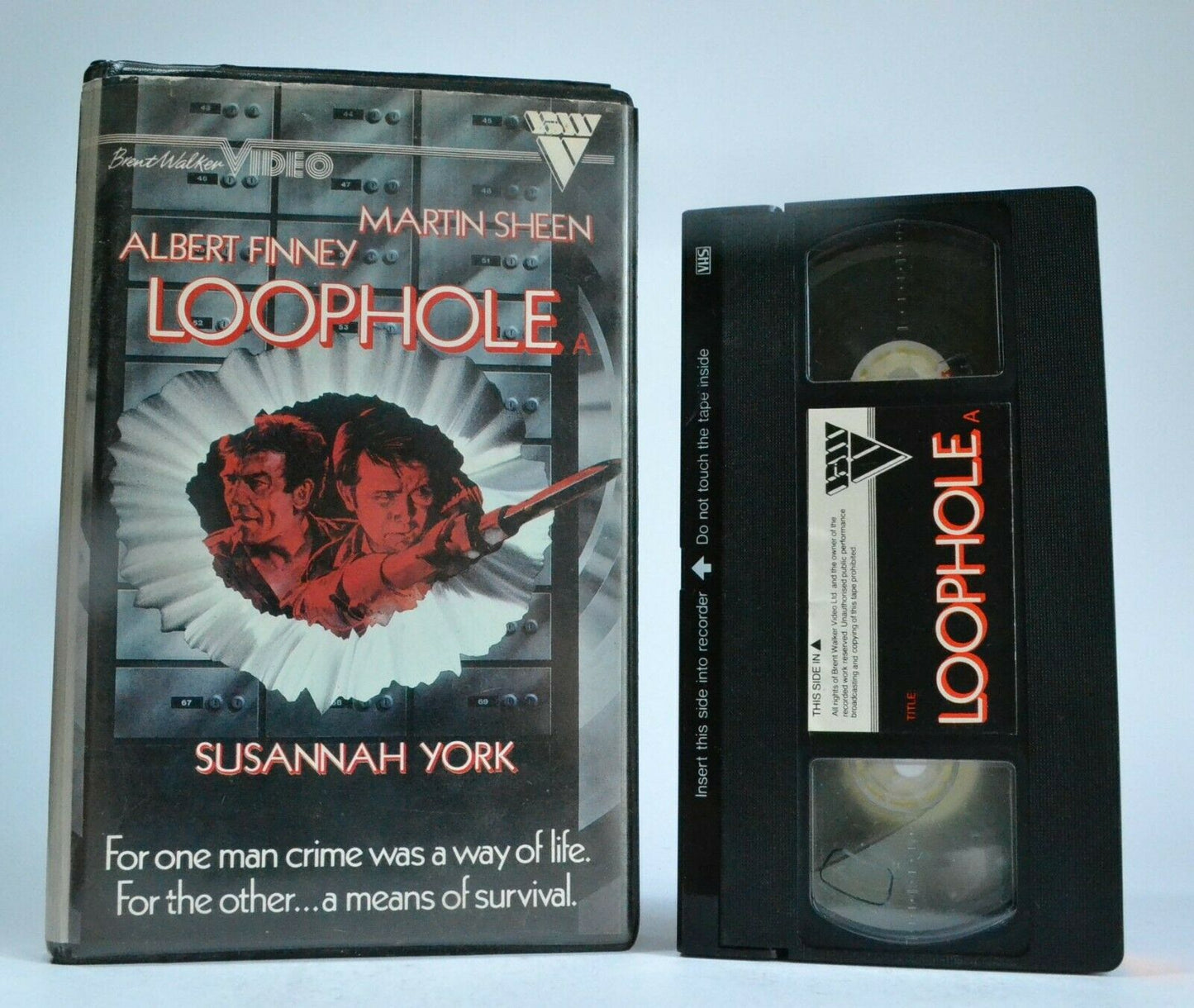 Loophole - Break In - Martin Sheen - Brent Walker Video - Big Box - Pre Cert VHS-