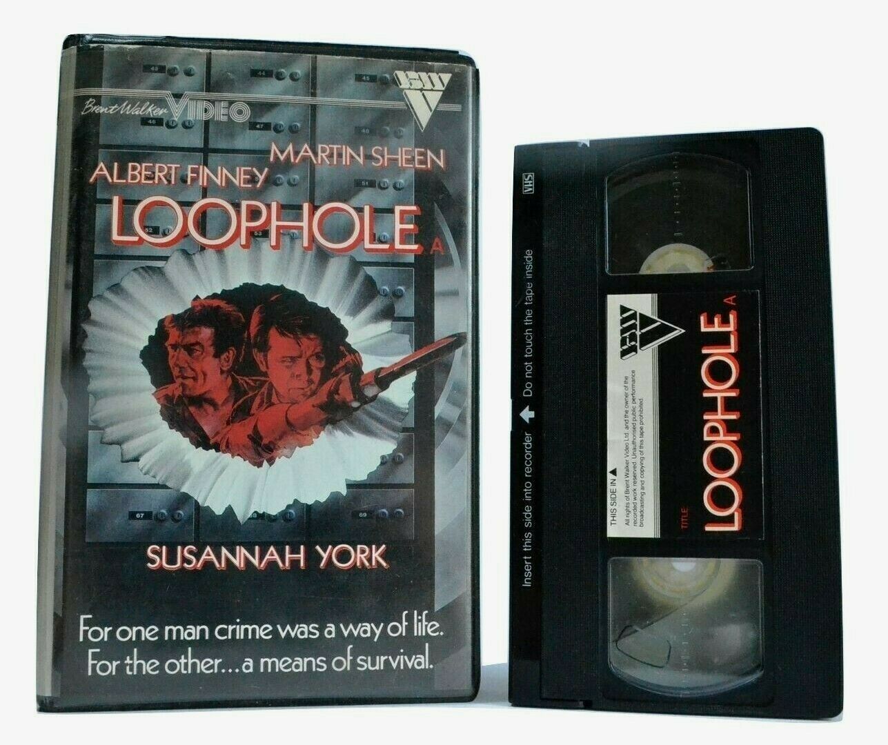 Loophole - Break In - Martin Sheen - Brent Walker Video - Big Box - Pre Cert VHS-