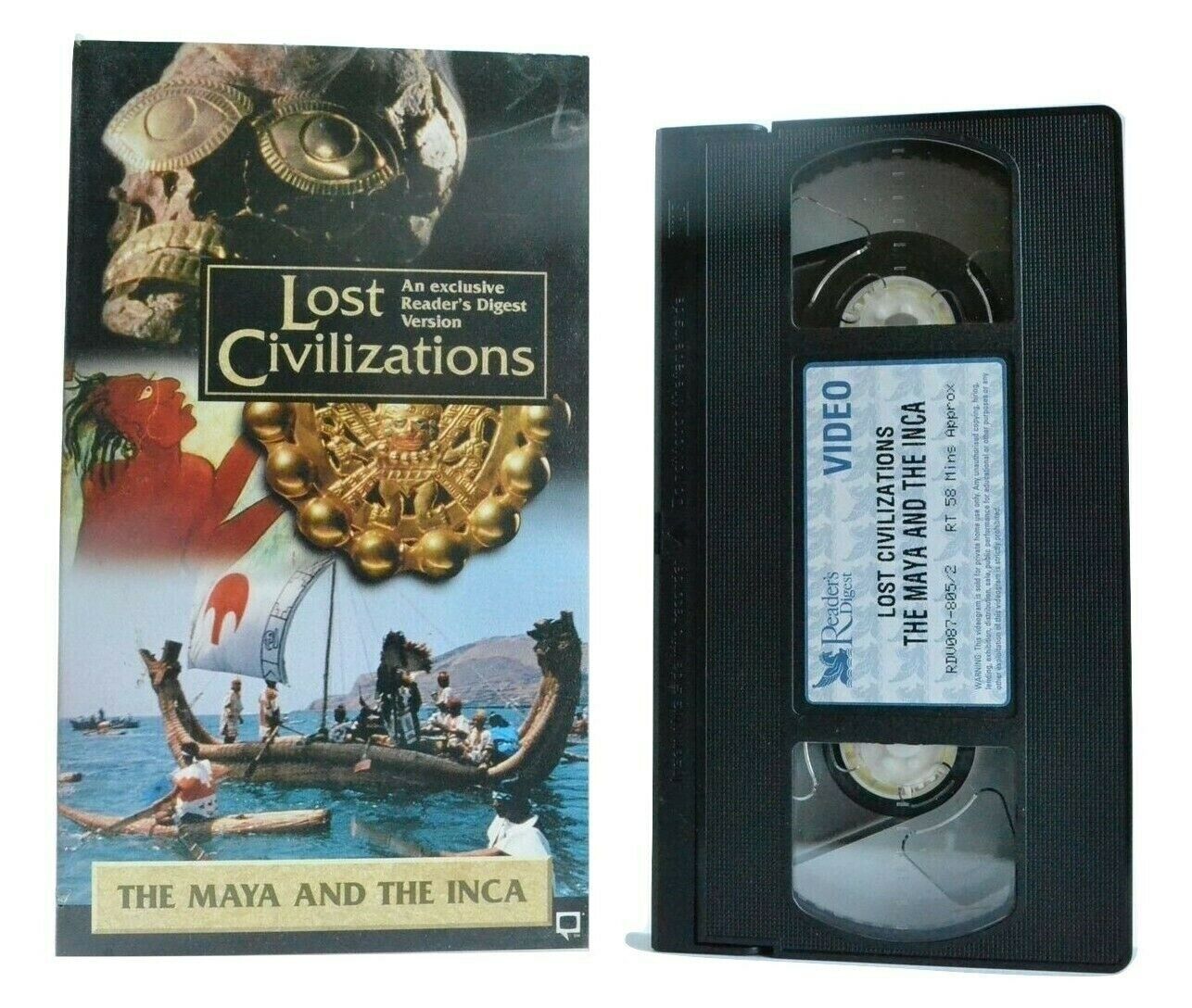 Lost Civilizations: The Maya And Inca - Reader's Digest - Documentary - Pal VHS-