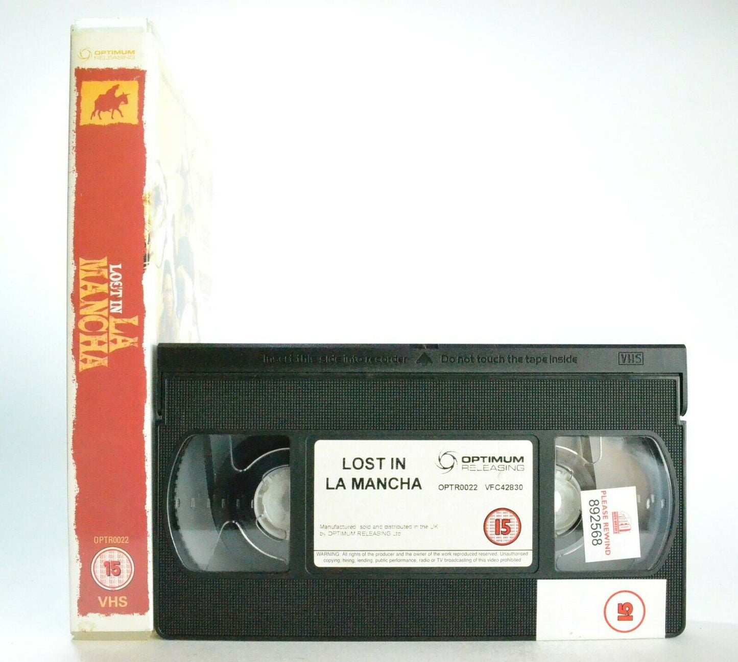 Lost In La Mancha: Narrated By Jeff Bridges - Documentary - Johnny Depp - VHS-