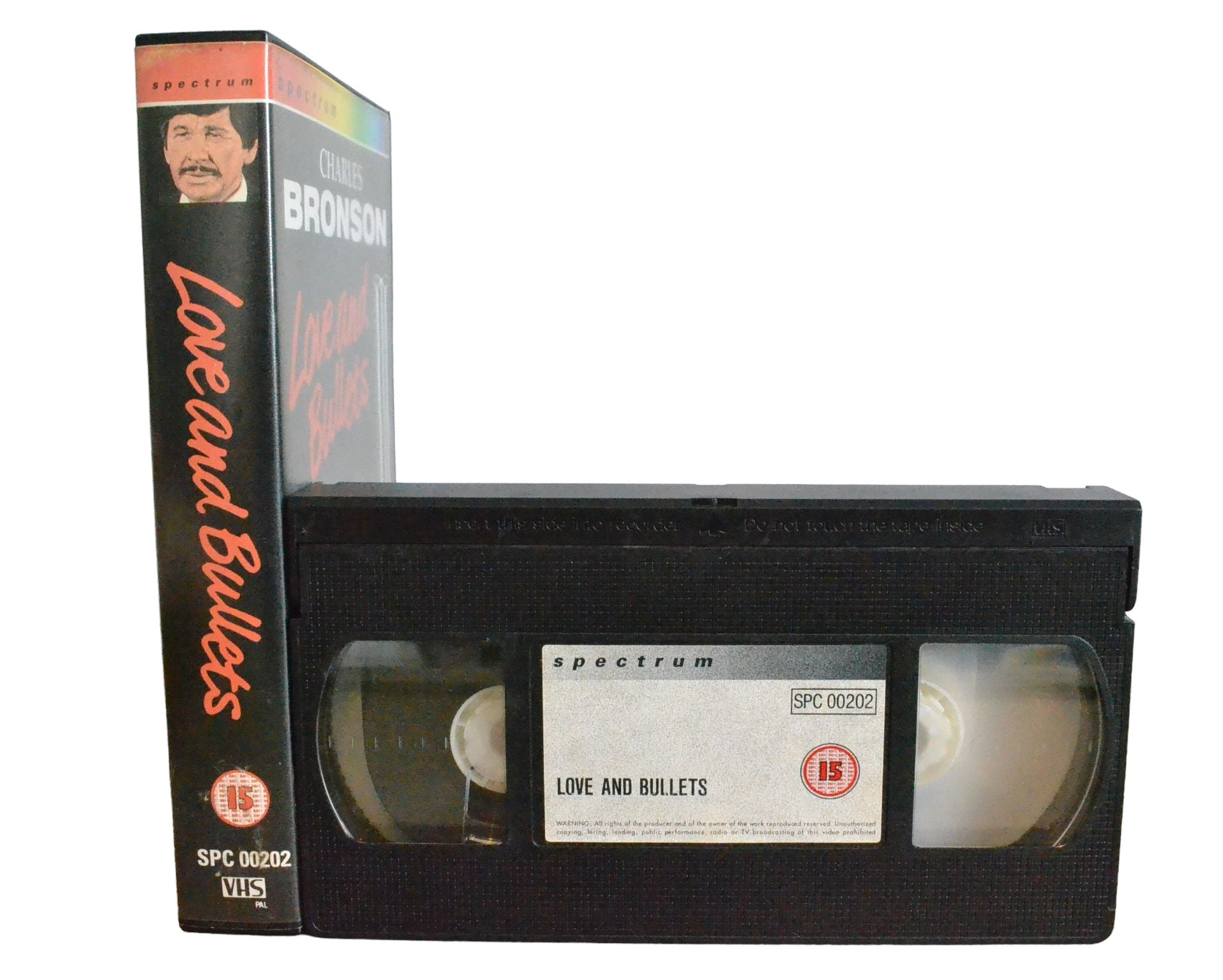 Love And Bullets - Charles Bronson - Spectrum - SPC00202 - Action - Pal - VHS-