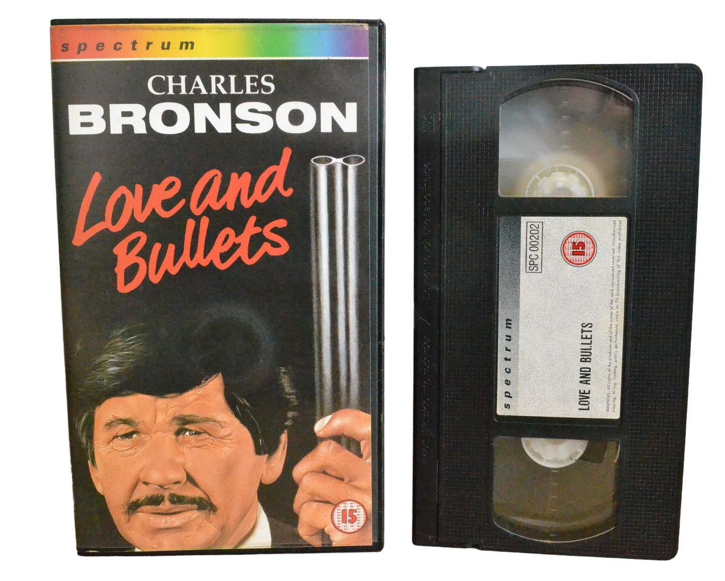 Love And Bullets - Charles Bronson - Spectrum - SPC00202 - Action - Pal - VHS-