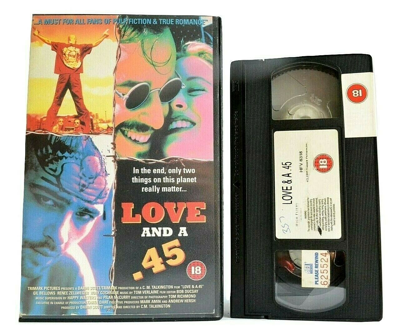 Love And .45: Style - Road Thriller - Renne Zellweger - Pal VHS-