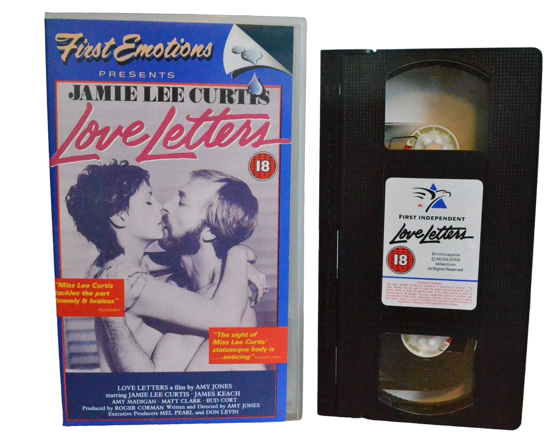 Love Letters - Jamie Lee Curtis - First Independent - Drama - Pal - VHS-