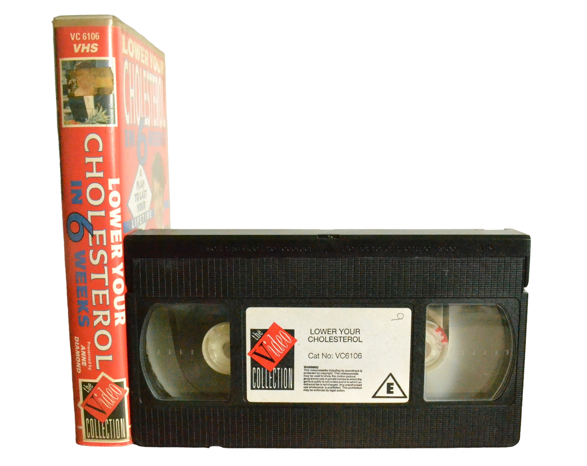 Lower Your Cholesterol - Anne Diamond - The Video Collection - VC6106 - Exercise - Pal - VHS-