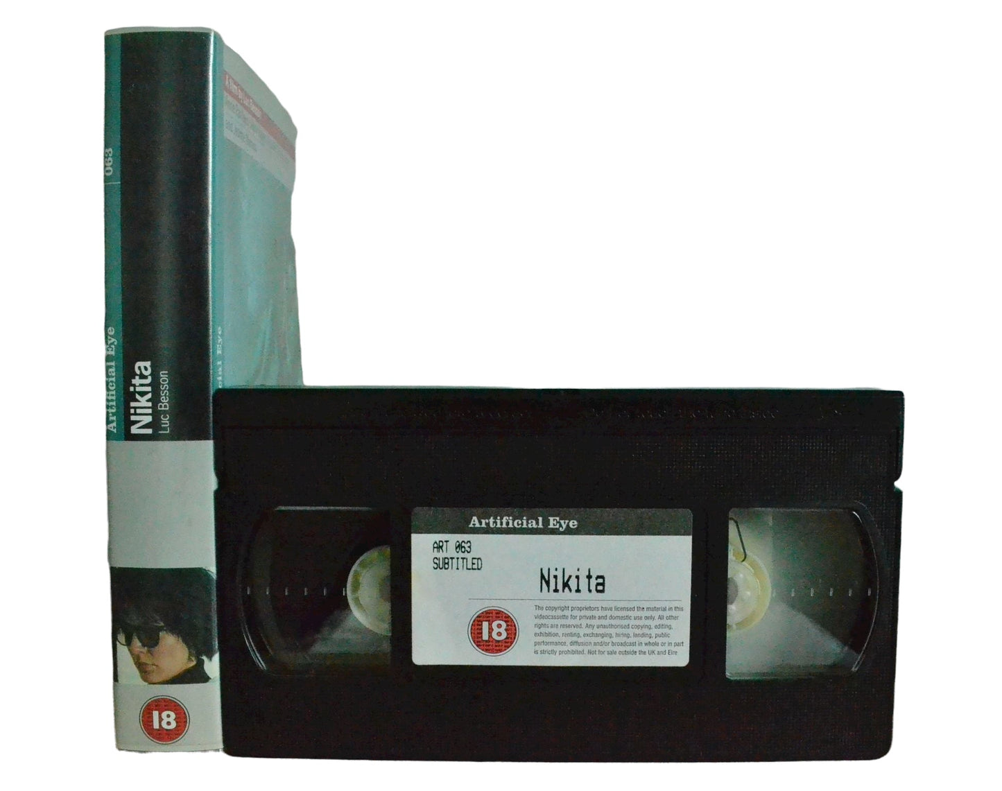 Luc Besson's Nikita - Anne Parillaud - Artificial Eye - Vintage - Pal VHS-