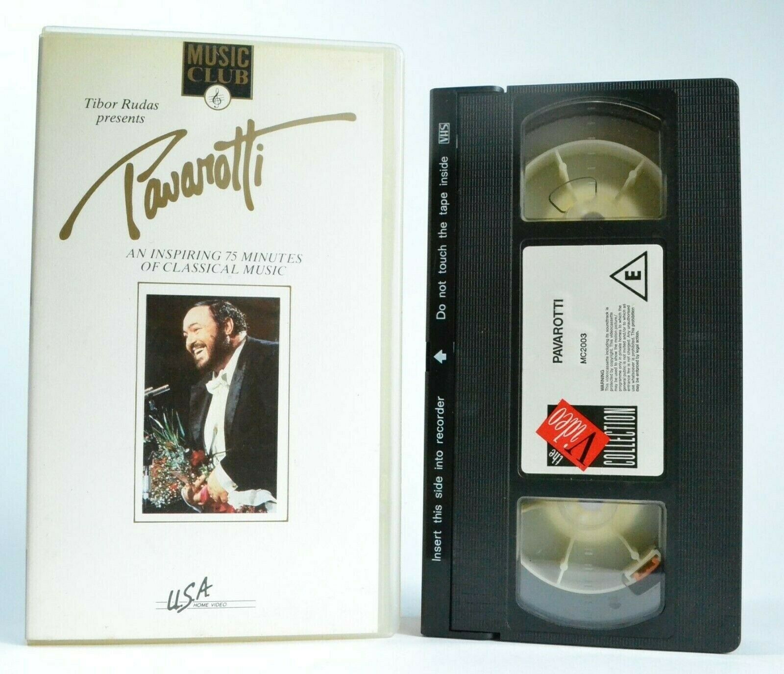 Luciano Pavarotti: By Tibor Rudas - Live At Riviera Hotel/Las Vegas - Pal VHS-