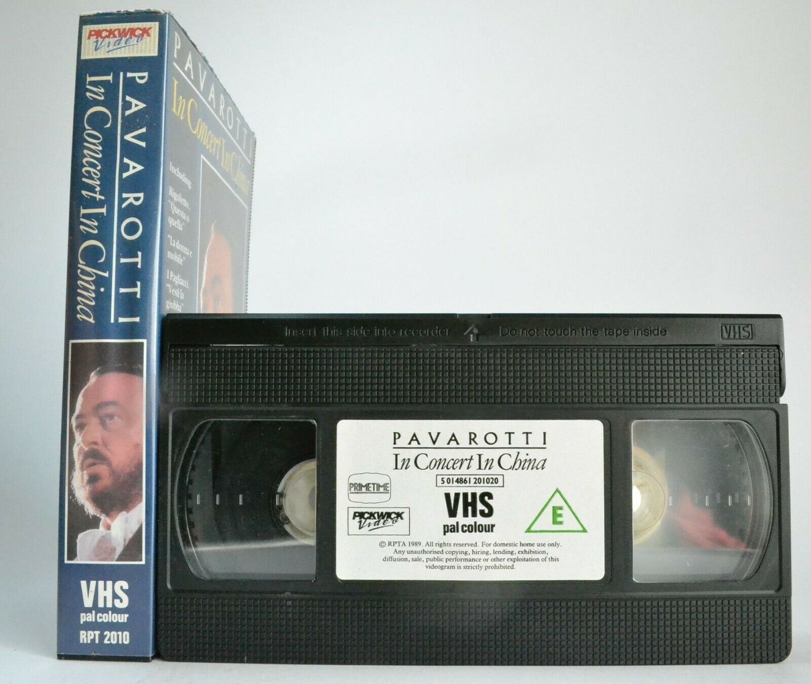 Luciano Pavarotti: Concert In China [Exhinition Hall Theatre/Pekin] Opera - VHS-