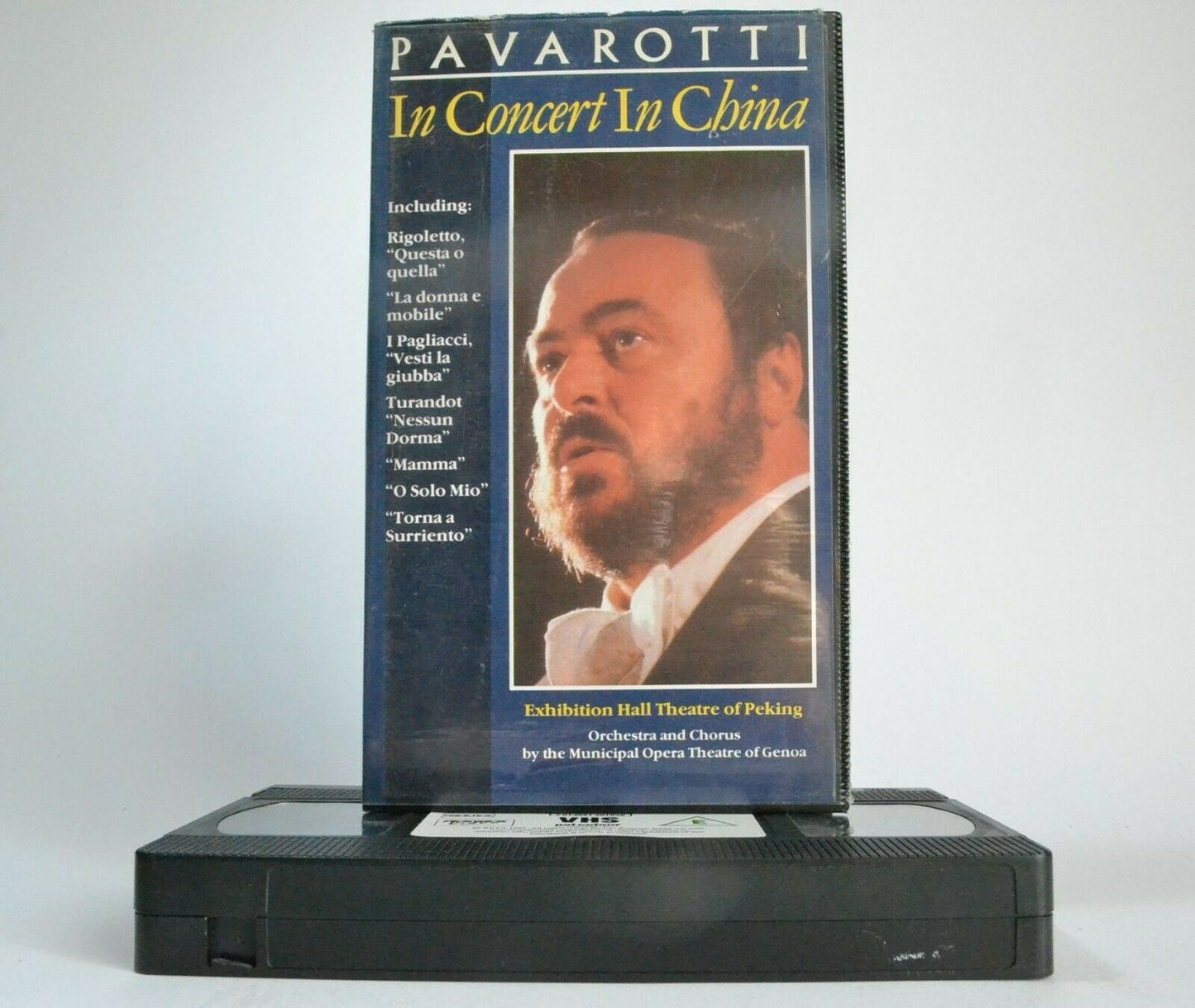 Luciano Pavarotti: Concert In China [Exhinition Hall Theatre/Pekin] Opera - VHS-