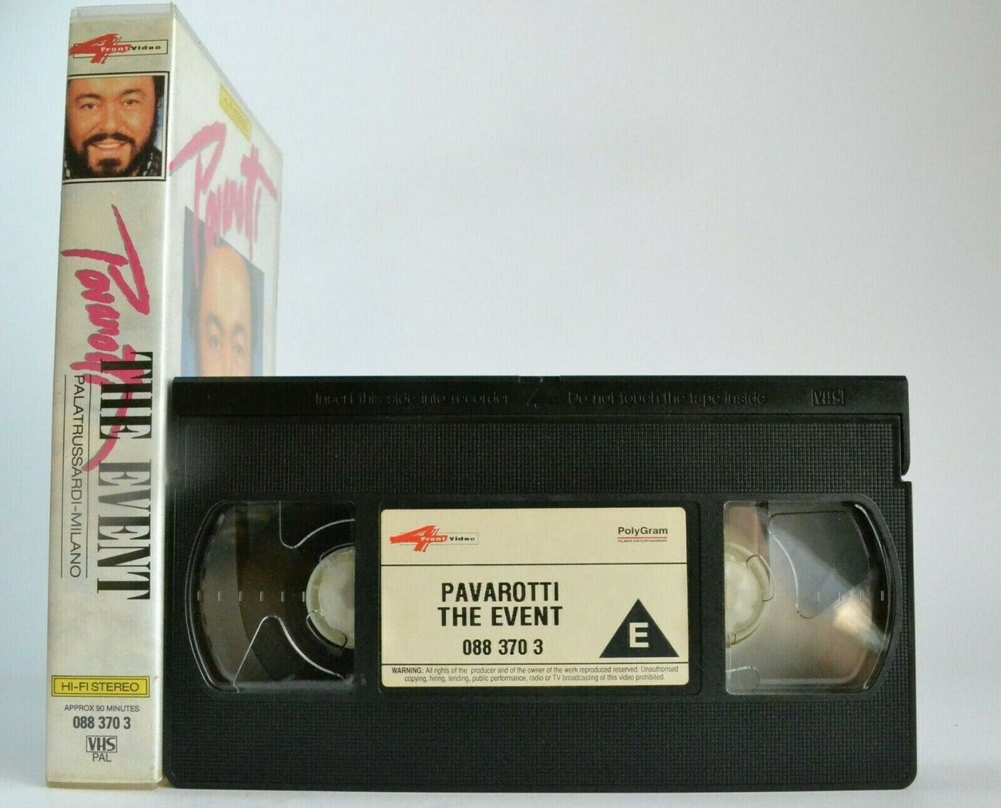 Luciano Pavarotti: The Event - (1990) Palatrussardi/Milano - Live Concert - VHS-