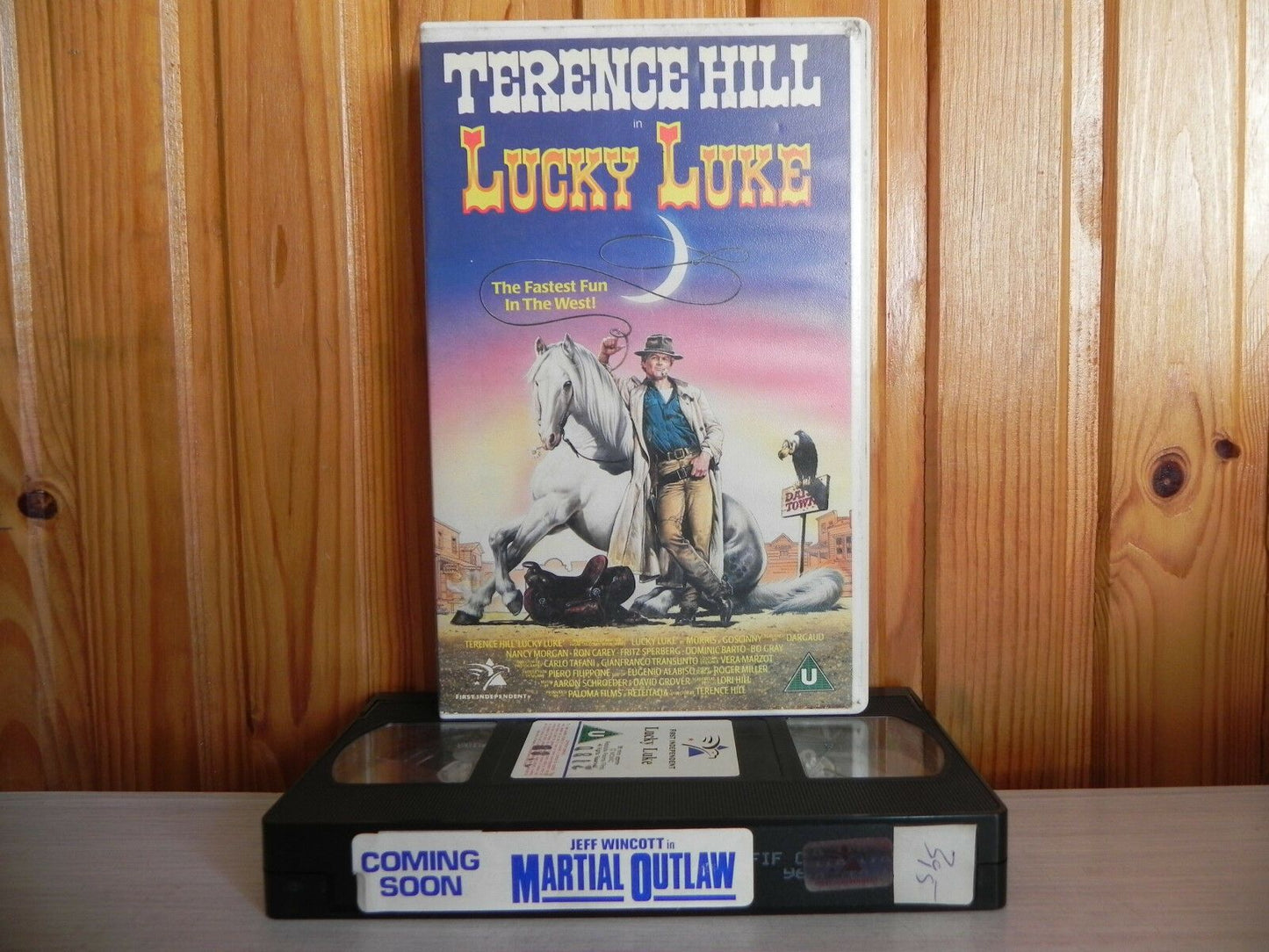 Lucky Luke - Comic - Western - Terrence Hill - Big-Box - Ex-Rental - Pal VHS-