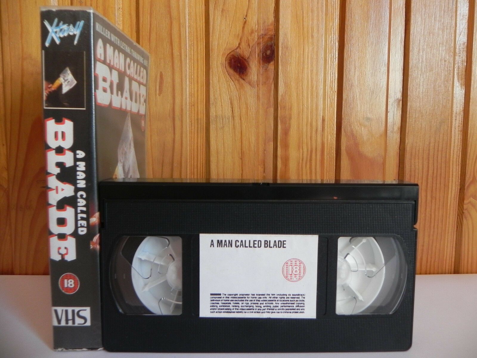 MANNAJAA: Man Called Blade - Xtasy - Western Thriller - Maurizio Merli - VHS-