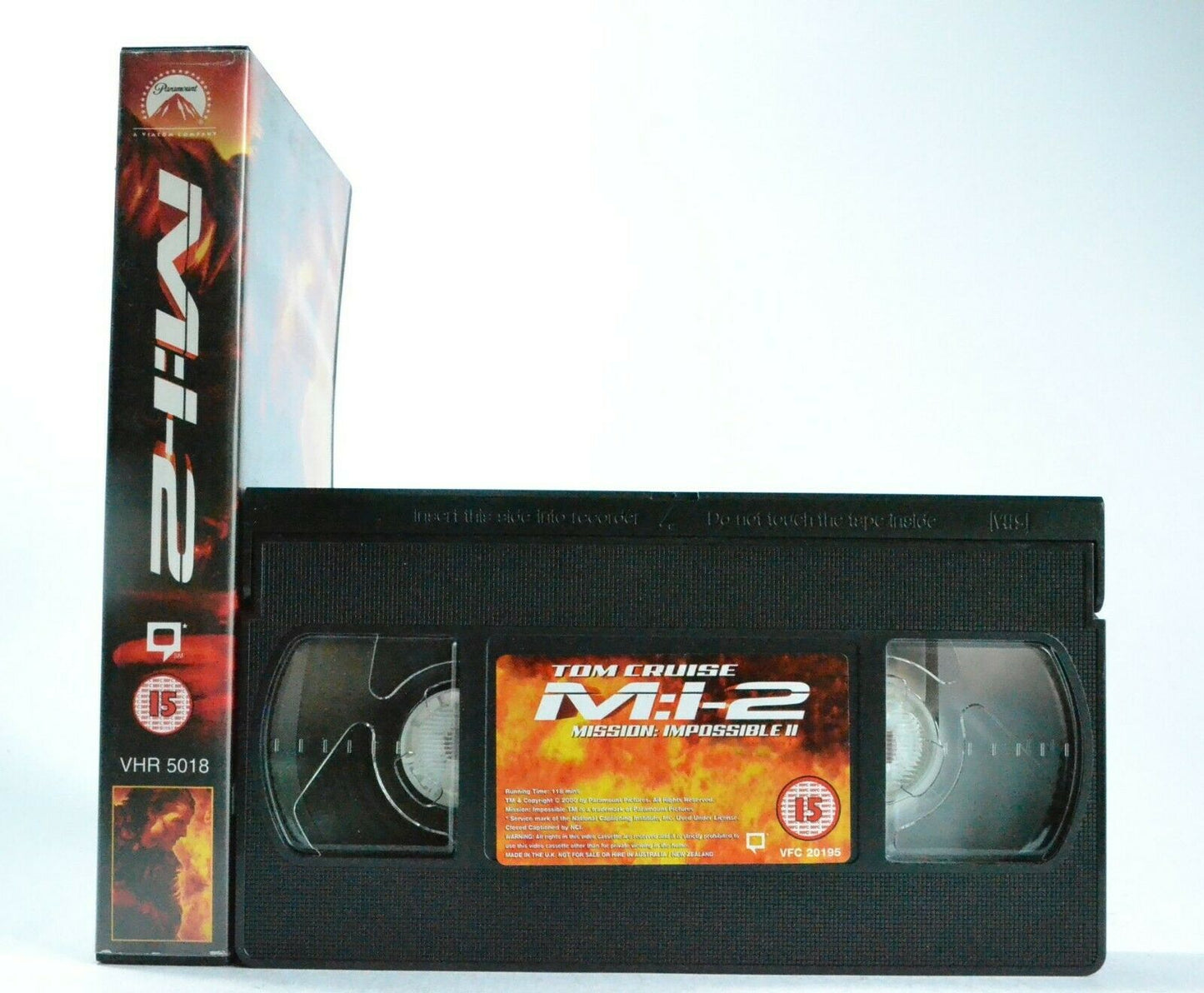 M:I-2 (Mission: Impossible 2): A J.Woo Film (2000) - Spy Action - T.Cruise - VHS-