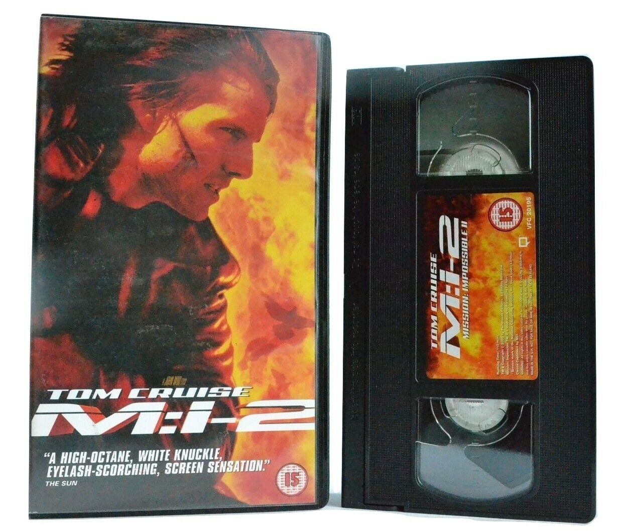 M:I-2 (Mission: Impossible 2): A J.Woo Film (2000) - Spy Action - T.Cruise - VHS-