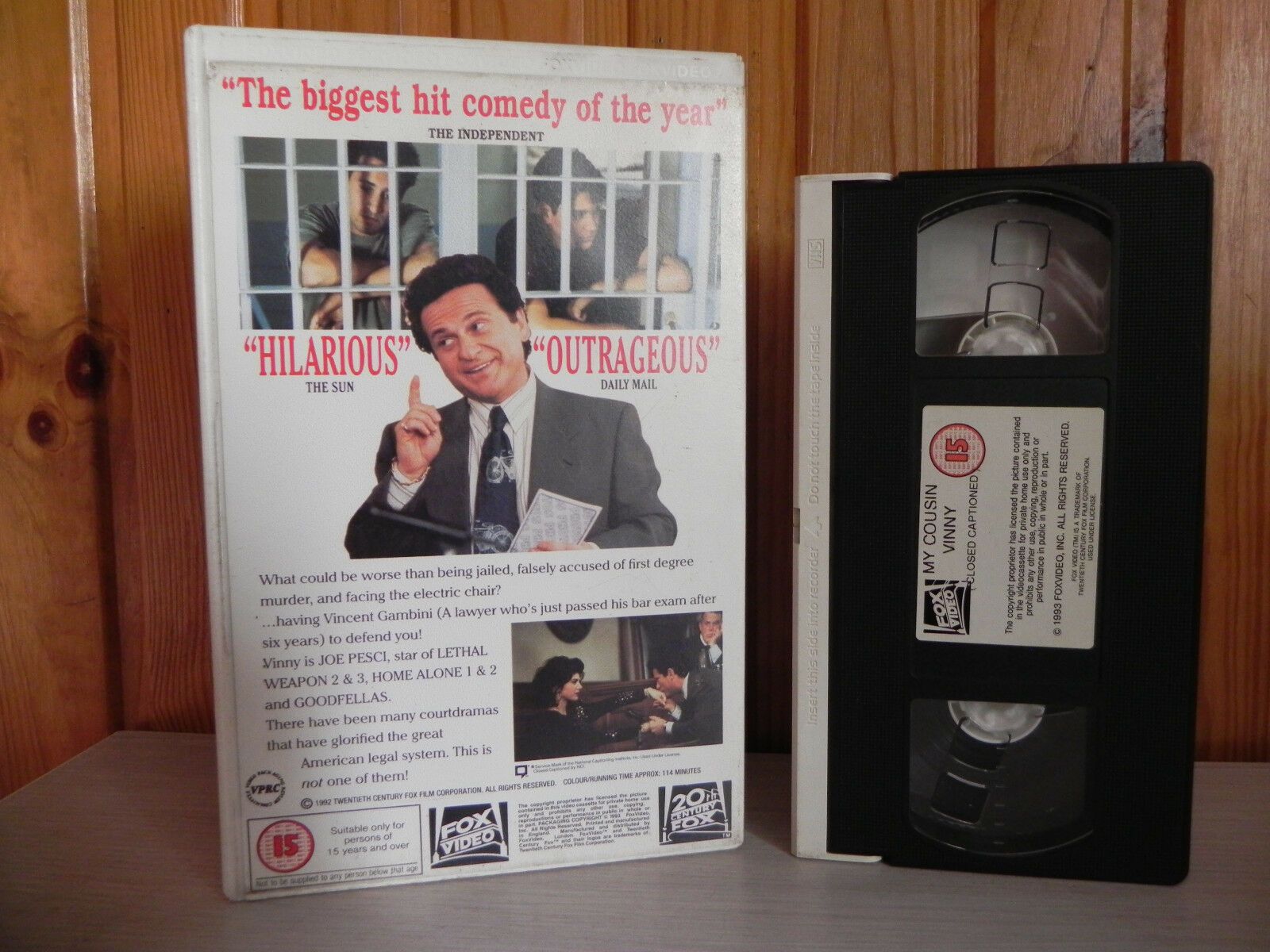 MY COUSIN VINNY - FOX - Big Box - Ex-Rental - Courtroom Comedy - Joe Pesci - VHS-