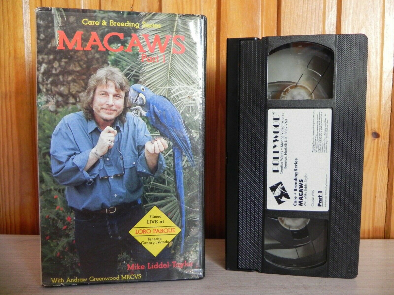 Macaws - Part 1 - Care And Breeding Series - Mike Liddler-Taylor - Pal VHS-