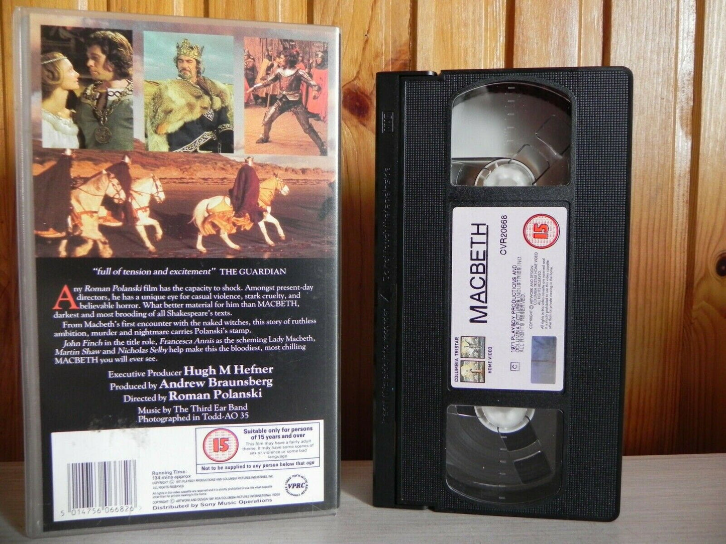 Macbeth - Columbia Tristar - Roman Polanski's Film - Martin Shaw - Pal VHS-