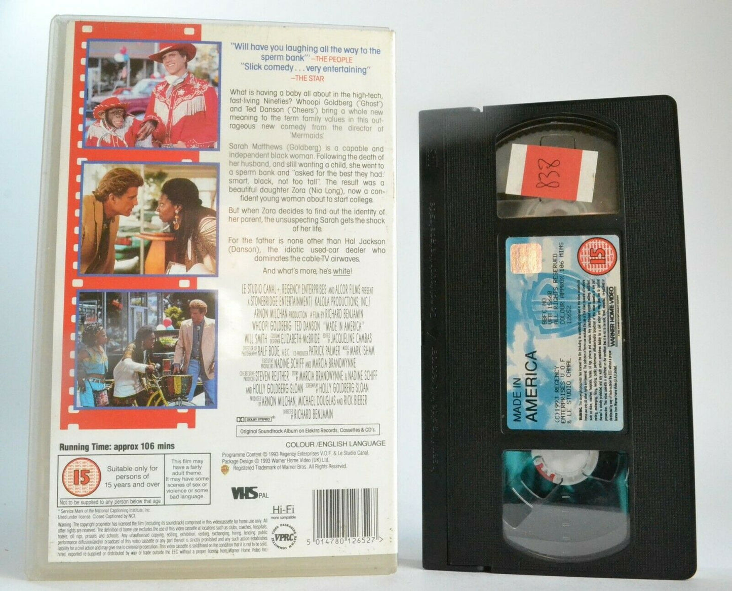 Made In America; [Free Postcard] Culture Clash Disaster - Whoopi Goldberg - VHS-