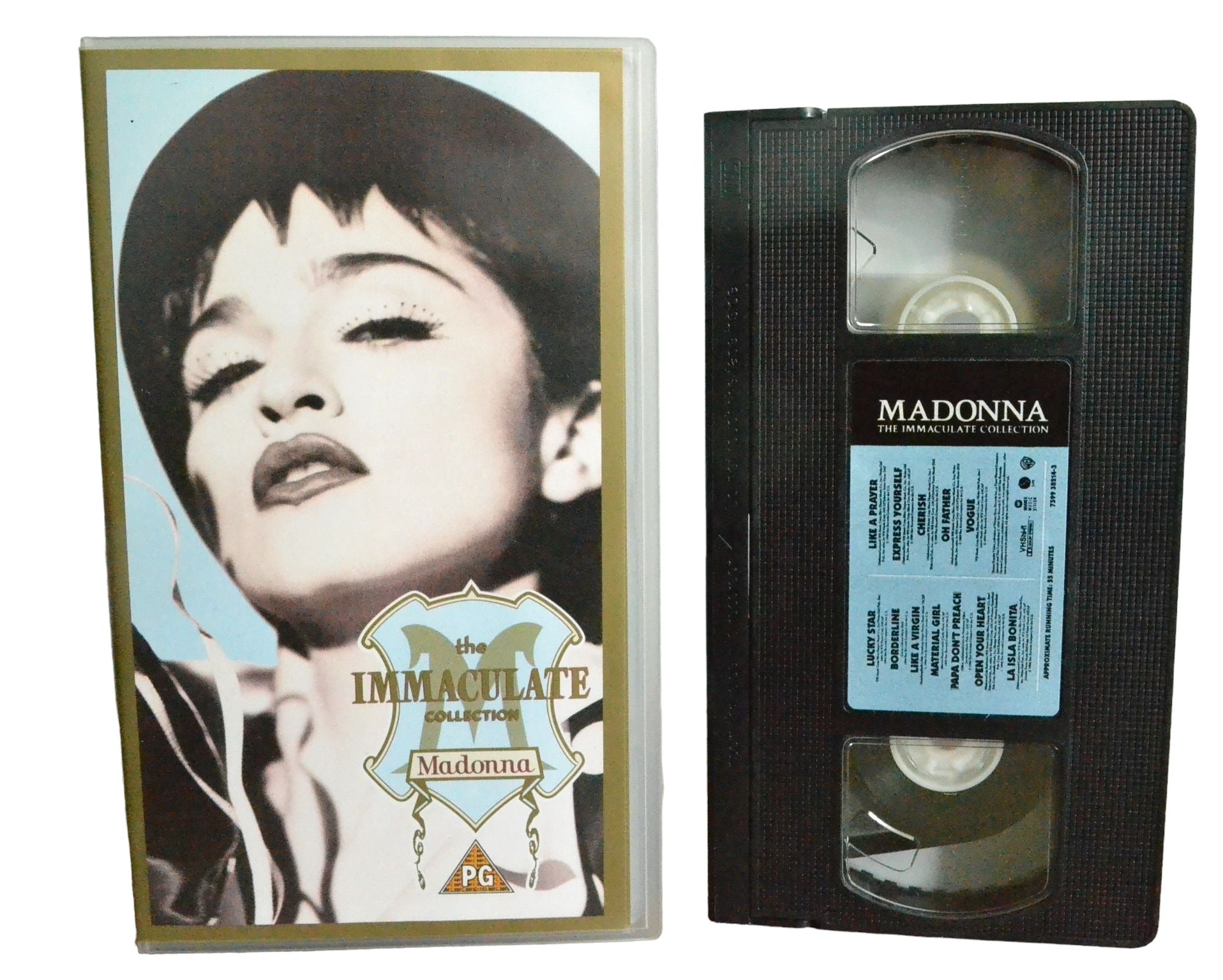 Madonna : The Immaculate Collection - Madonna - Warner Music Video - 7599382143 - Drama - Pal - VHS-