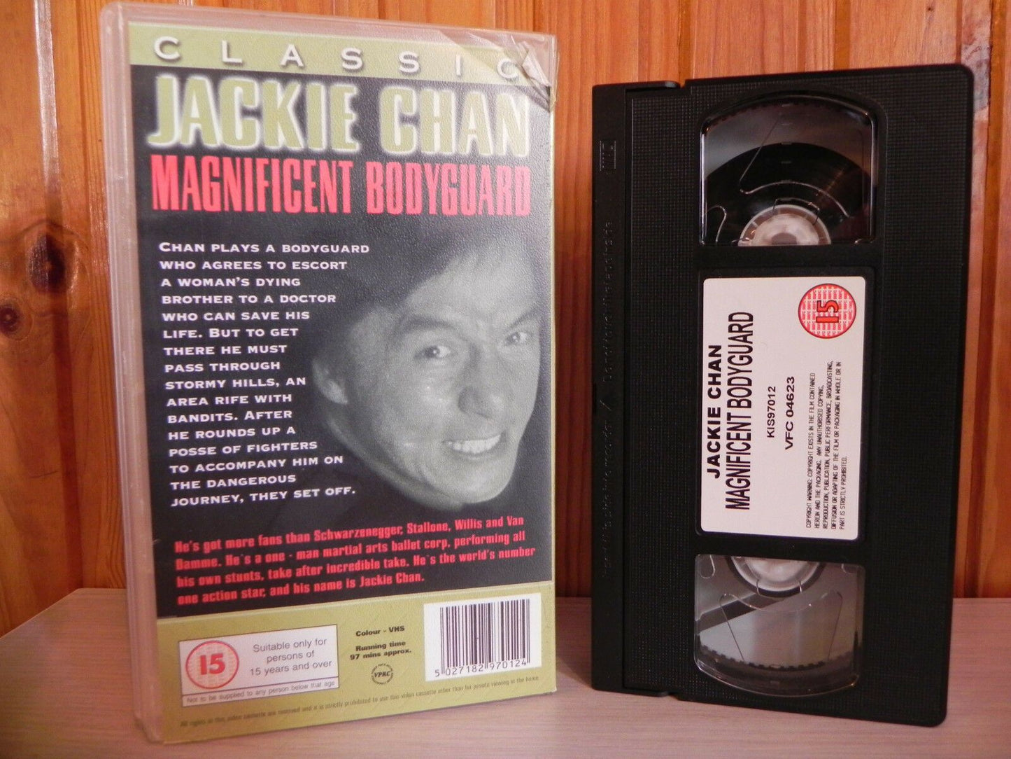 Magnificent Bodyguard - Jackie Chan - Kung-Fu - KIS97012 VHS - 97 Mins - Video-